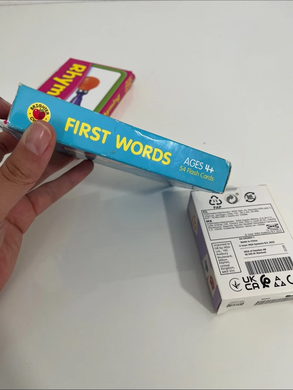 First Words Flash Cards - Blue Box